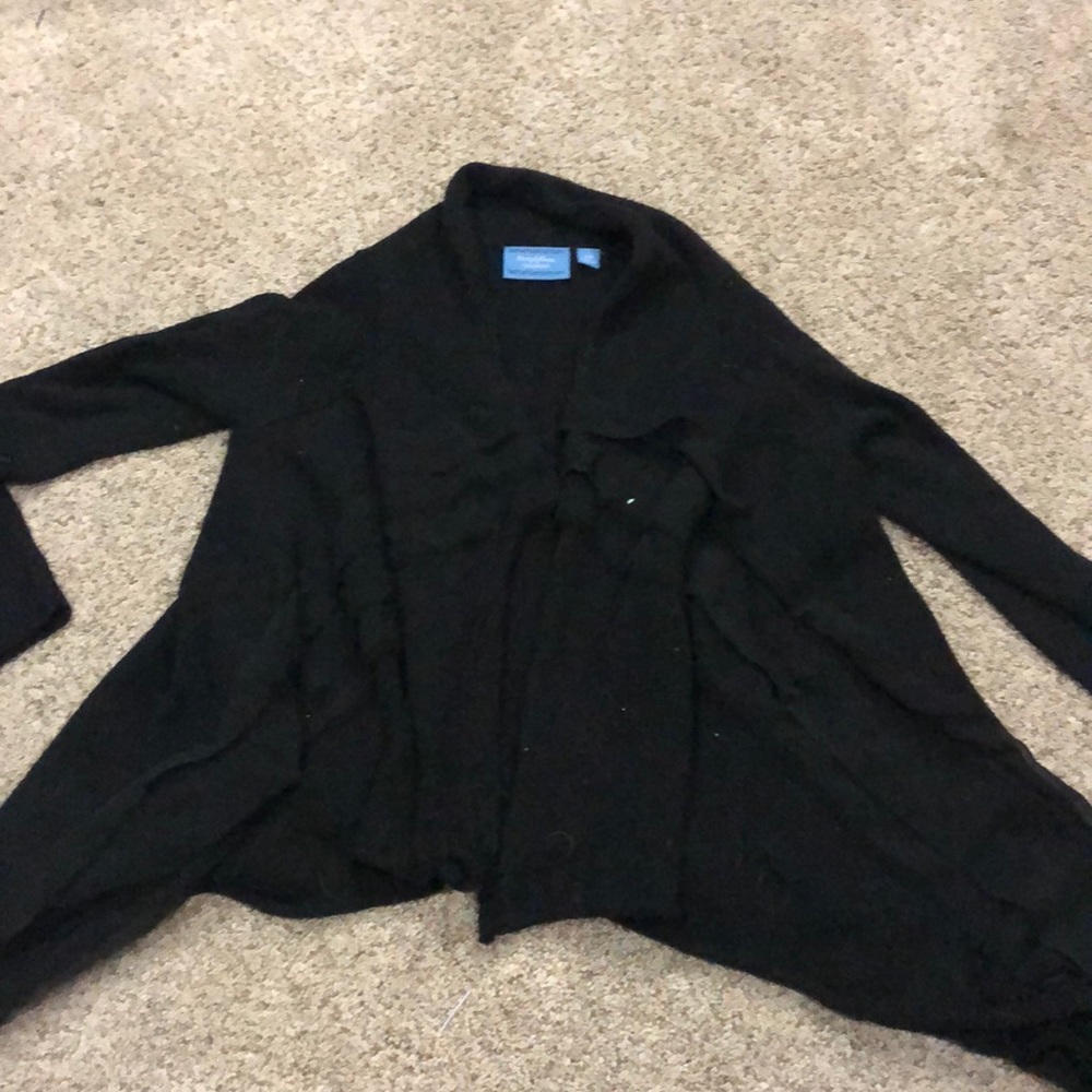 Black cardigan